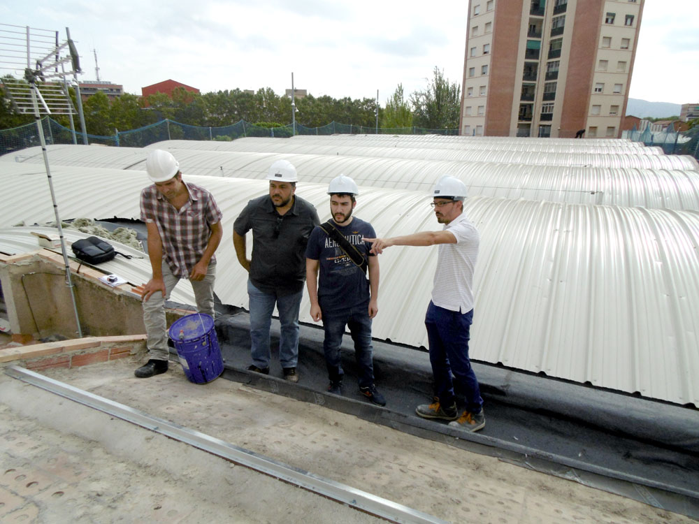 Recta final de les obres de la primera fase del Mercat de Les Fontetes
