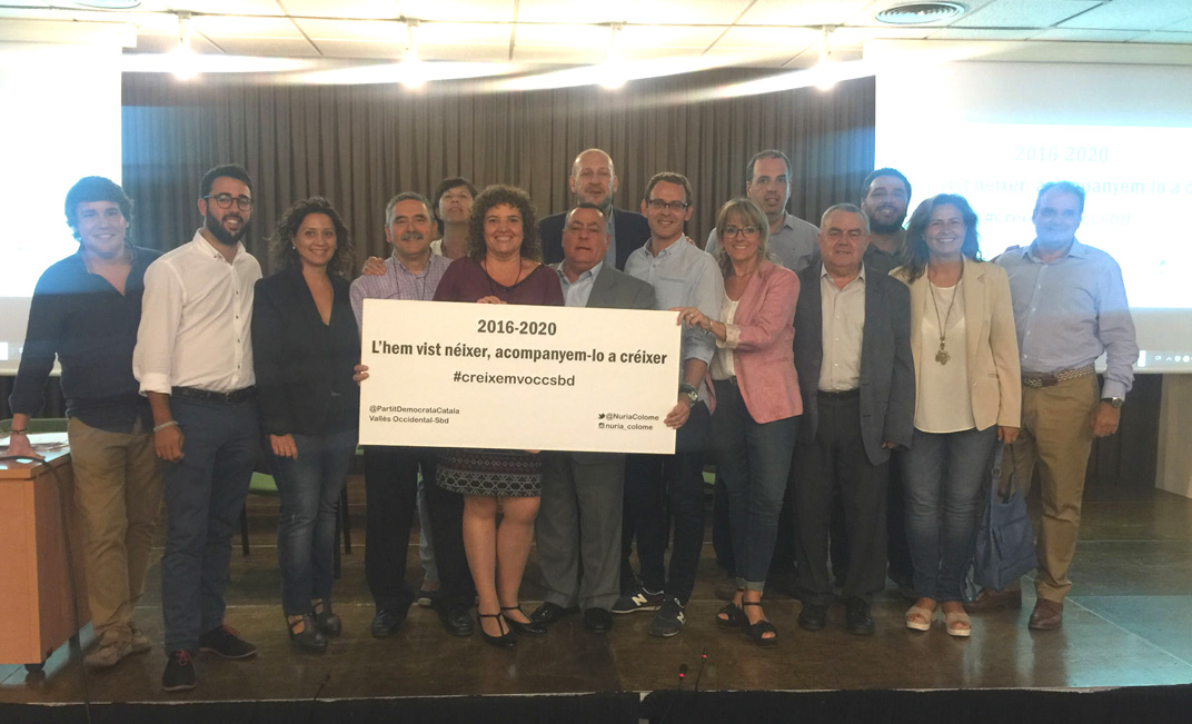 Marc Costa participa en la candidatura de Núria Colomé per liderar el PDC de la comarca