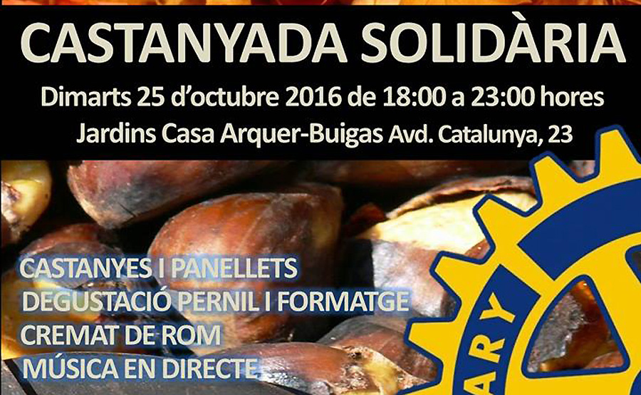 El Club Rotary Cerdanyola organitza la primera castanyada solidària