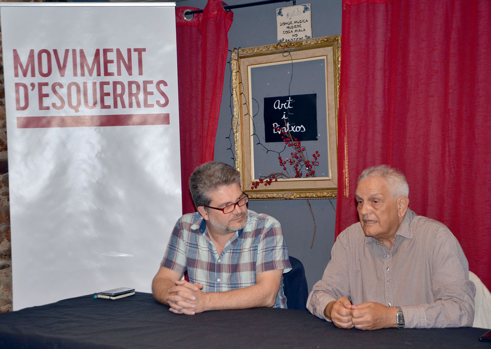 Moviment d'Esquerres (MES) es presenta com a socialista, sobiranista, europeista i municipalista