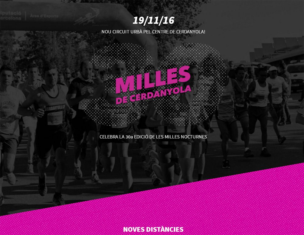 Les 5 Milles Nocturnes canvien de nom en el 30 aniversari i passen a dir-se Les Milles de Cerdanyola