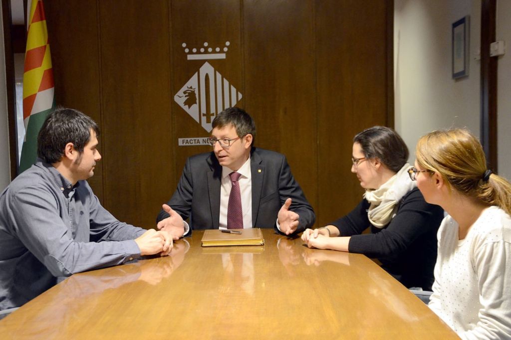 El conseller de Justícia, Carles Mundó, visita Cerdanyola