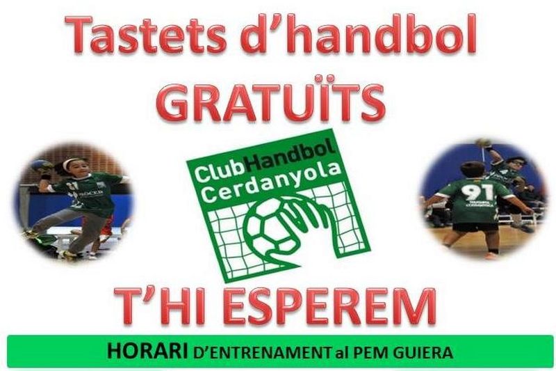 El Club Handbol Cerdanyola inicia una campanya d'entrenaments gratuïts