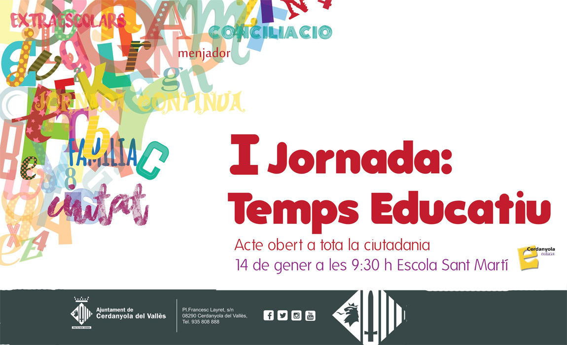 El temps educatiu surt a debat en una jornada de reflexió a l'escola Sant Martí