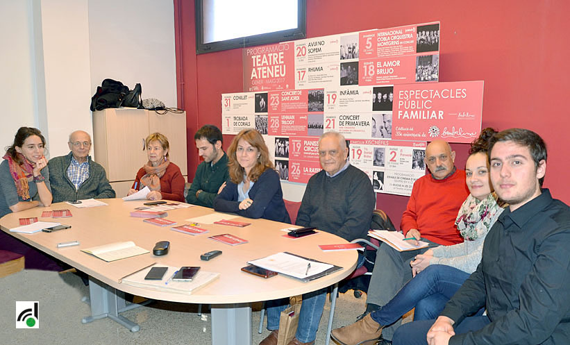 Les entitats culturals omplen l'escenari del Teatre Ateneu