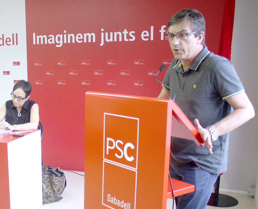 Cerdanyola acollirà el congrès del PSC comarcal que reeligirà Jimeno com a màxim responsable