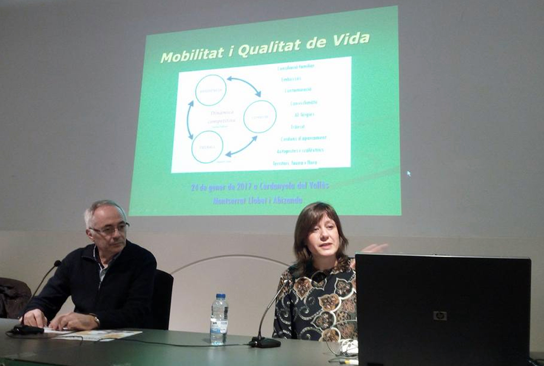 Monserrat Llobet reclama ciutats més humanes amb menors distàncies de treball, residència i consum