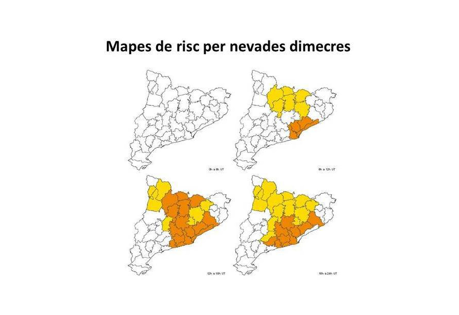 Meteorologia avisa de possibles nevades al Vallès que podrien afectar Cerdanyola