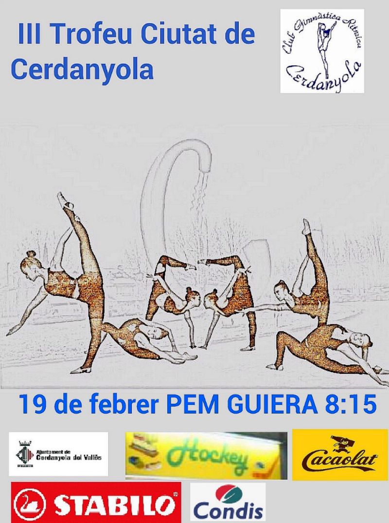El Club Gimnastica Rítmica de Cerdanyola celebra la 3a Edició del Trofeu Ciutat de Cerdanyola