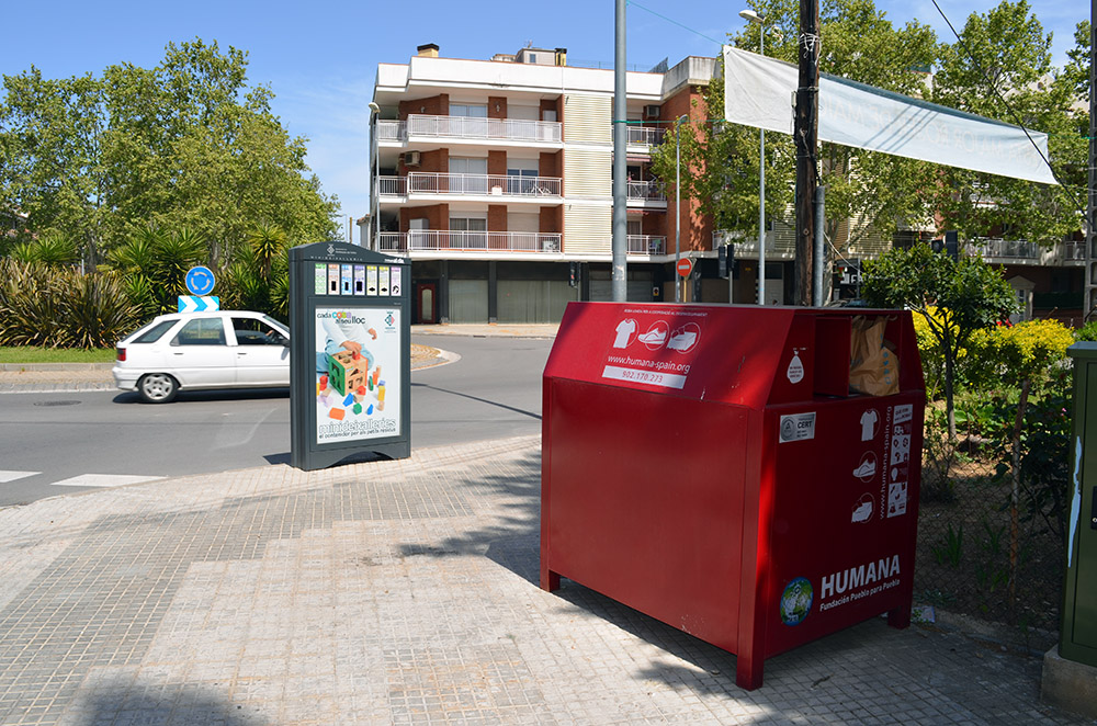 Cerdanyola recull 198 tones de tèxtil usat per a finalitats socials
