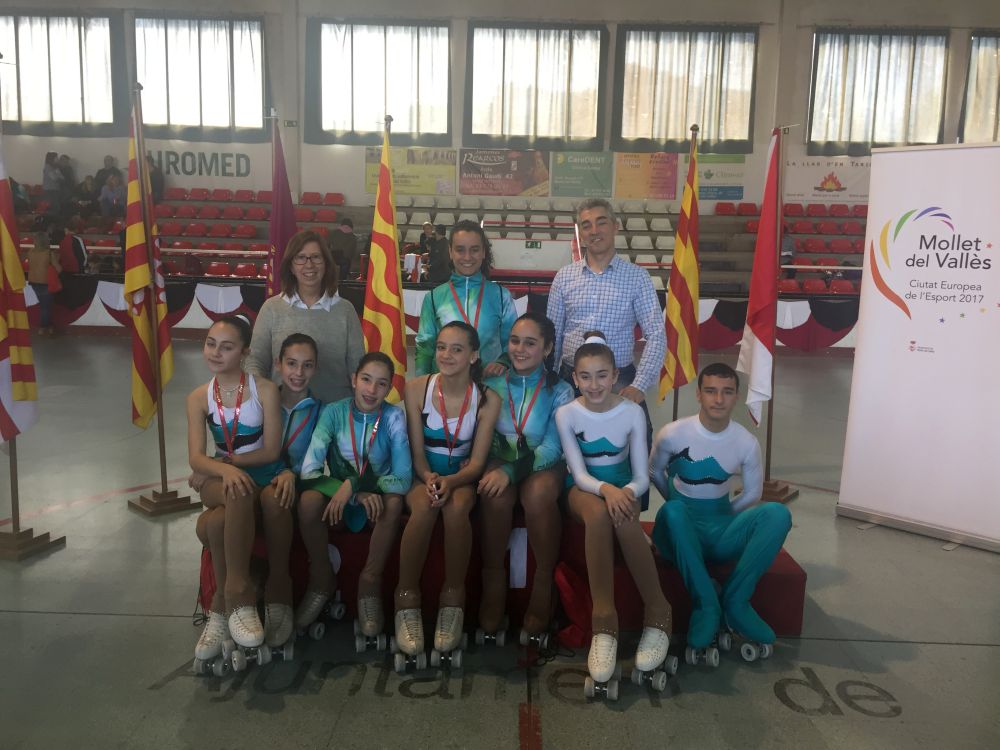 Sis patinadores del CPACV es classifiquen per disputar el Campionat d'Espanya de figures obligatòries