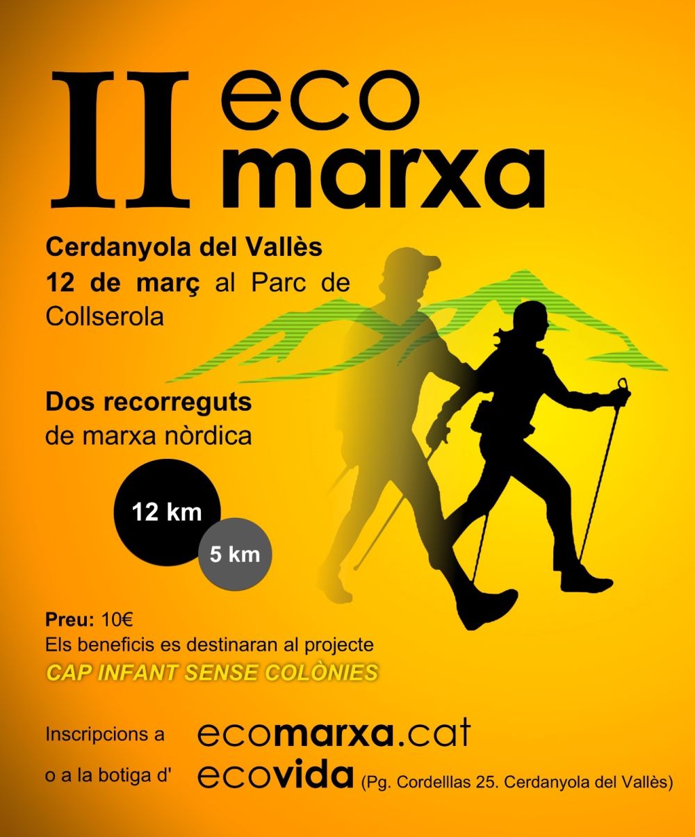 El 12 de març es celebrarà la 2a Ecomarxa Nòrdica de Cerdanyola
