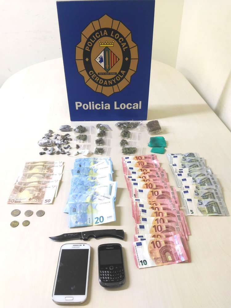 Detingut un home per un pressumpte delicte de tràfic de drogues