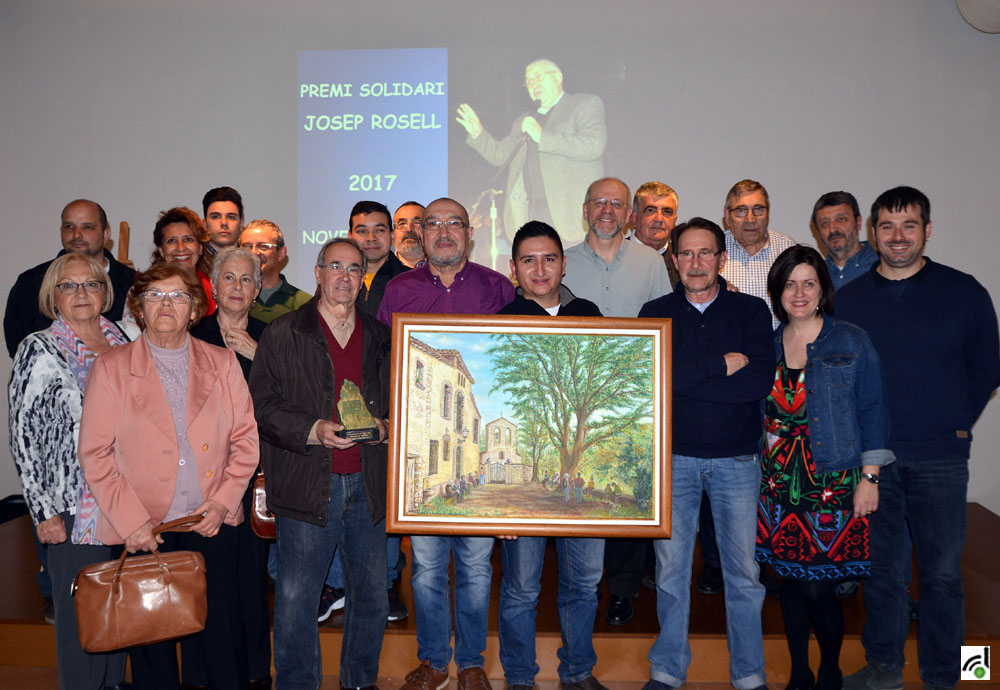 El Rebost Solidari de Cerdanyola s'emporta el premi Josep Rosell per la seva ajuda humanitària als refugiats