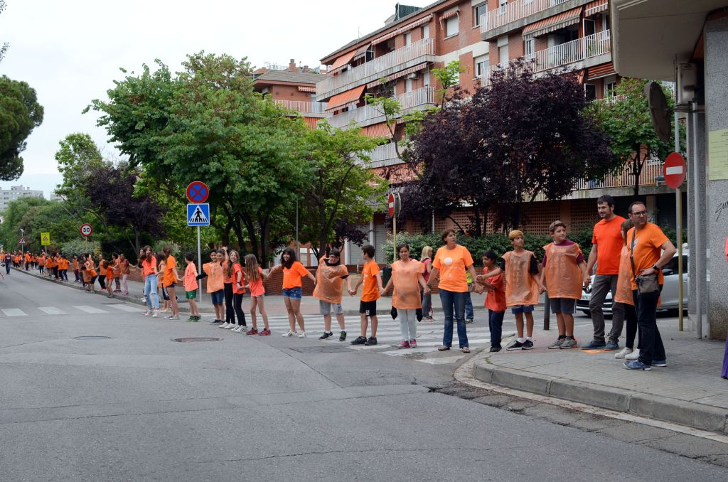 Les comunitats escolars de La Sínia, Xarau i Serraparera fan la I Via de Camins Escolars