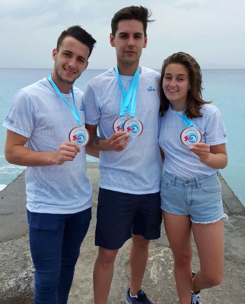 Tres medalles per als esportistes del Lee Young al primer mundial de pomsae en platja