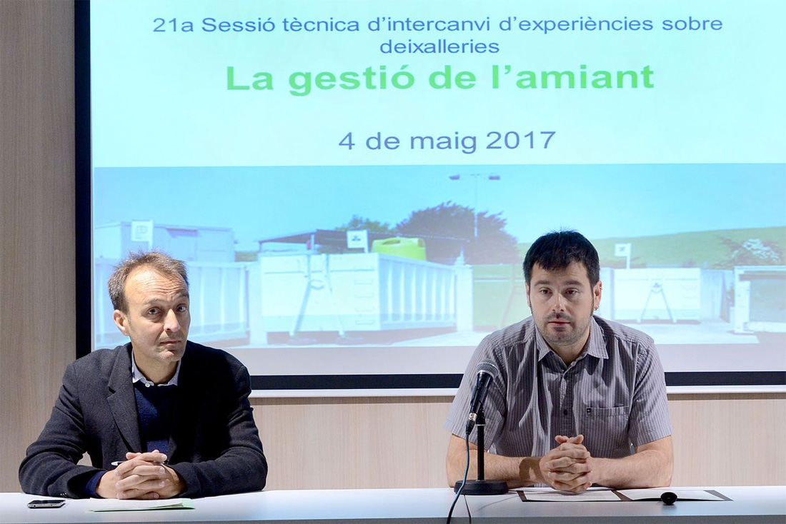 Cerdanyola una sessió tècnica dedicada al tractament de residus amb amiant