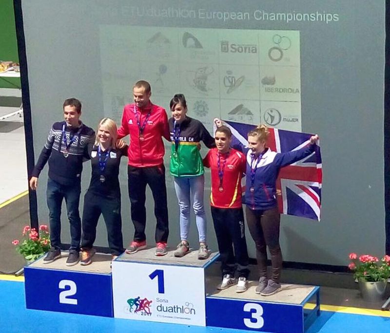 Set representants del Cerdanyola CH al Campionat d'Europa de Duatló