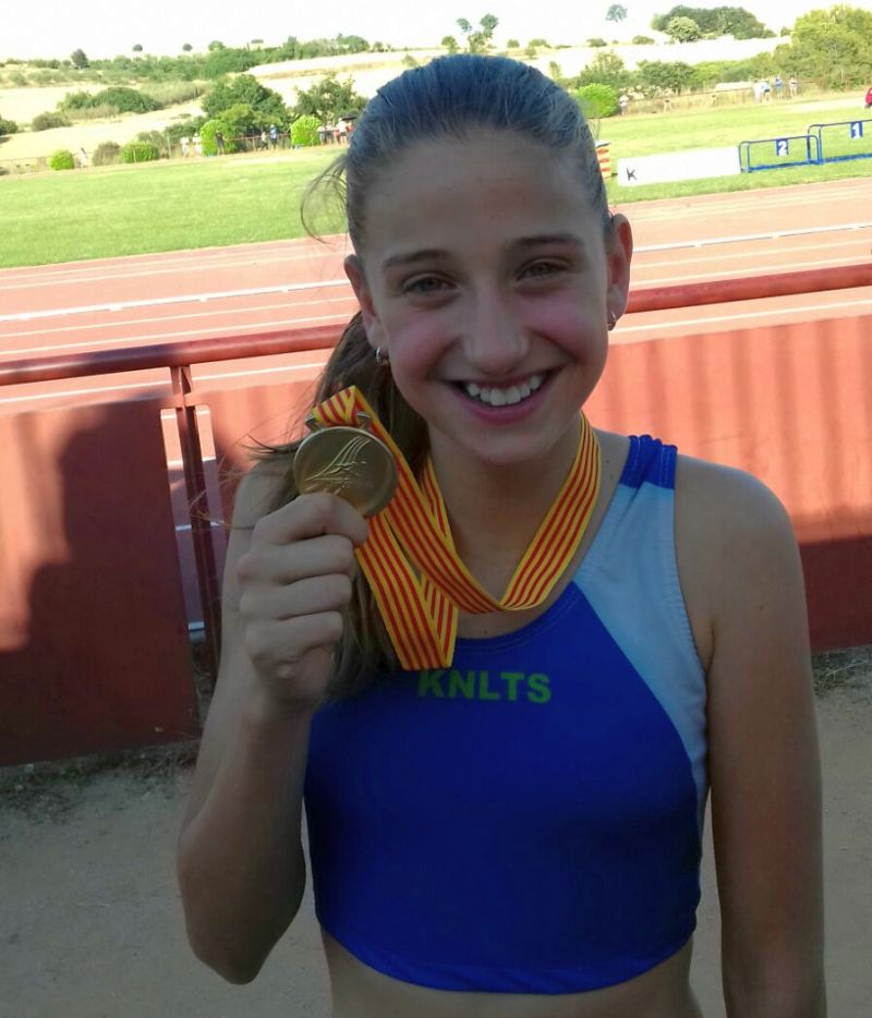 Berta Teruel campiona de Catalunya dels 1000 metres llisos en categoria infantil