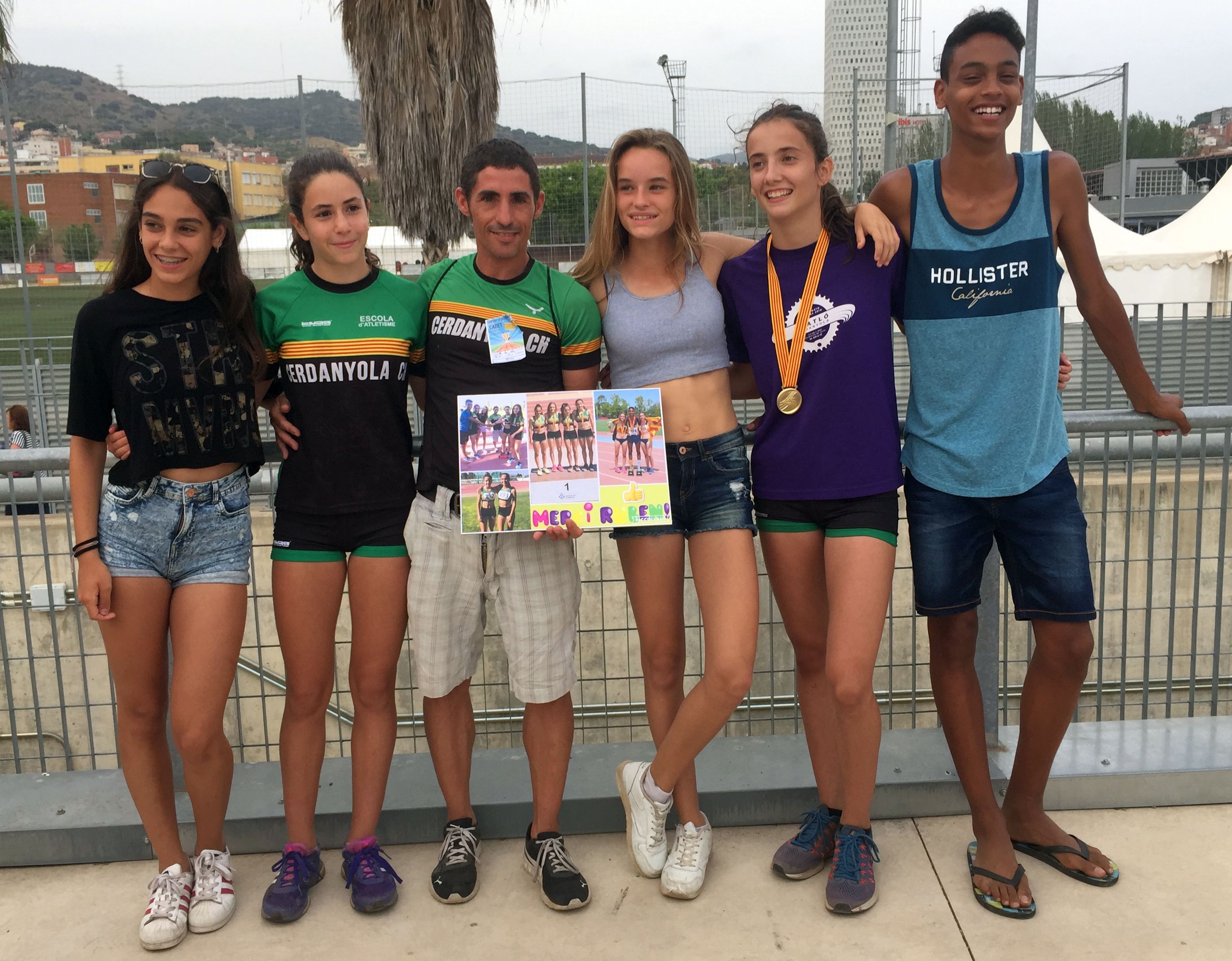 El Cerdanyola CH recull tres medalles d’or al Campionat de Catalunya cadet d'atletisme