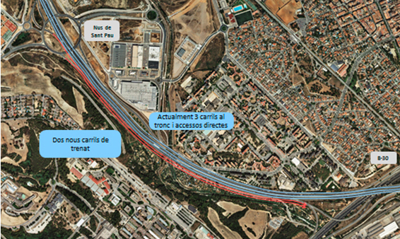 Inicien les obres d'ampliació de la C58 entre Sant Pau del riu Sec i l'AP7/B30