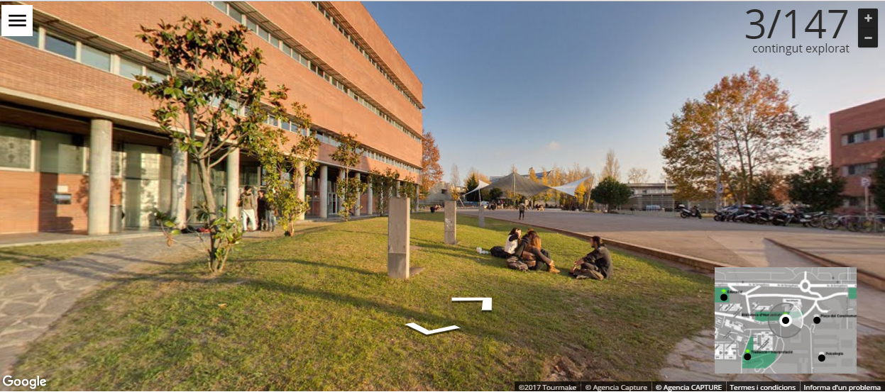 La UAB presenta un tour virtual a través del seu campus