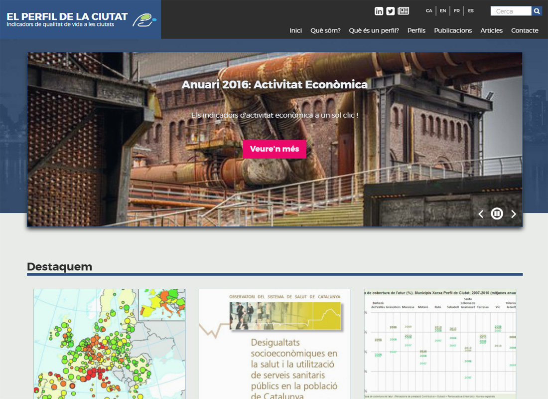 La xarxa el Perfil de la Ciutat rep de segell europeu URBACT Good Practice
