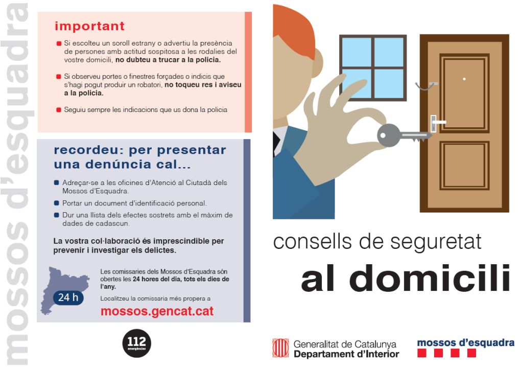 Consells bàsics de seguretat per a les vacances d'estiu