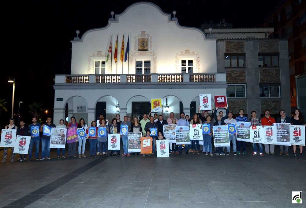 La campanya pel referèndum s'obre amb un acte conjunt del Sí i una identificació policial