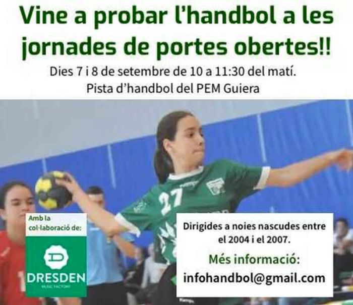 L’Handbol Cerdanyola busca jugadores per a les categories aleví i infantil