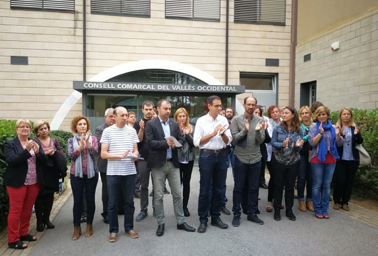 Els alcaldes del Vallès condemnen la violència de l'1 d'octubre