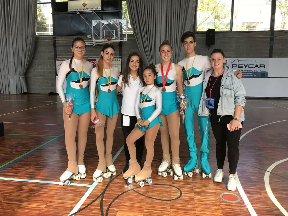 Andrea López assoleix la medalla de bronze a l’Interclub 2017 en figures obligatòries