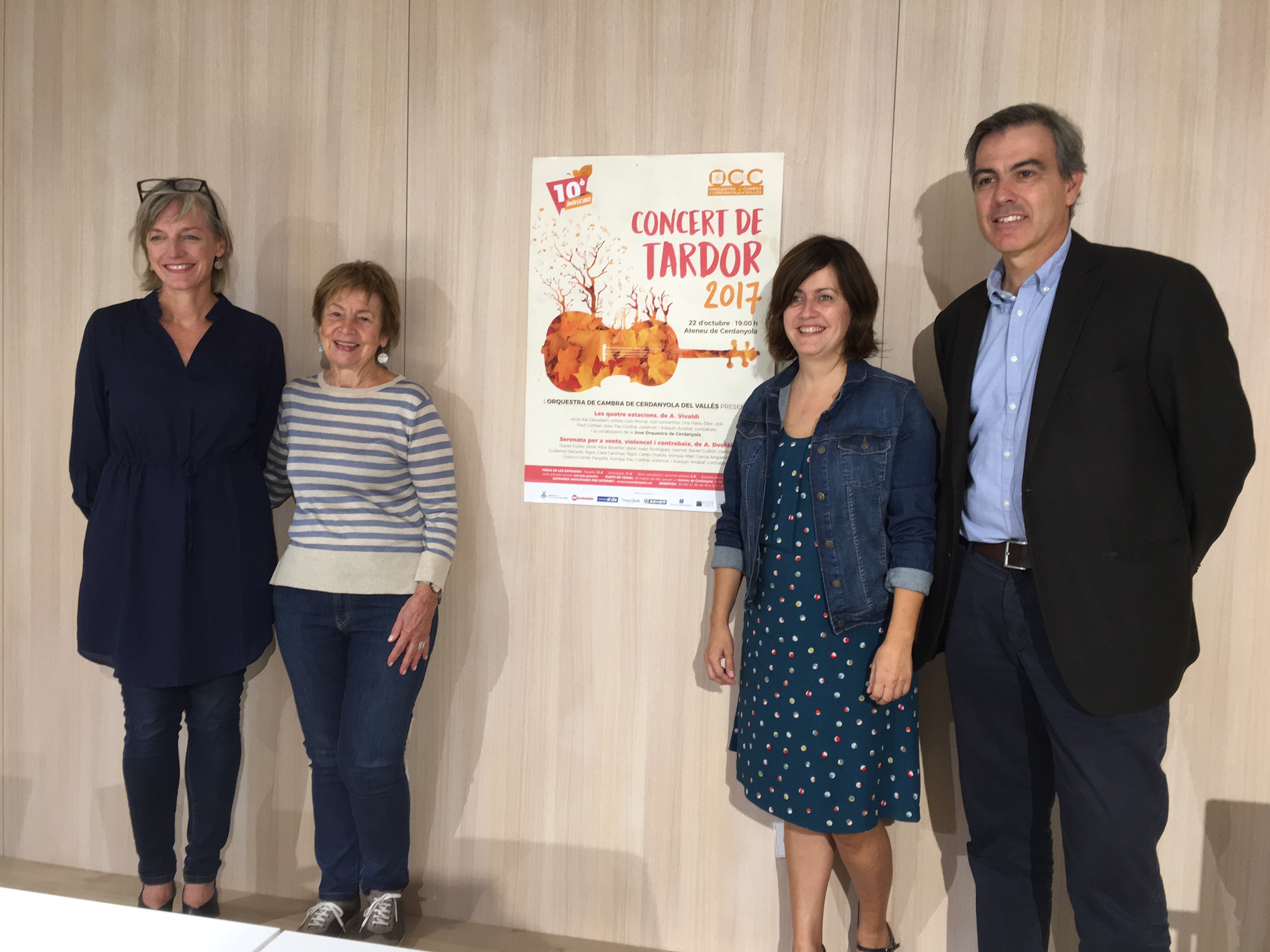 Vivaldi i Dvorák, protagonistes al Concert de Tardor de l'Orquestra de Cambra de Cerdanyola (OCC)
