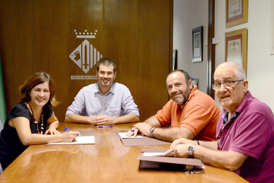 L'Ajuntament i ASPADI signen dos convenis de col·laboració