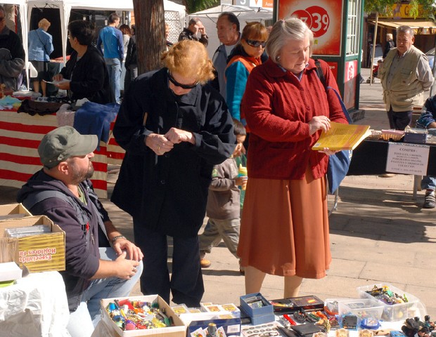 Tallers de manualitats a la Fira d'Antiguitats, Col·leccionisme i Artesania