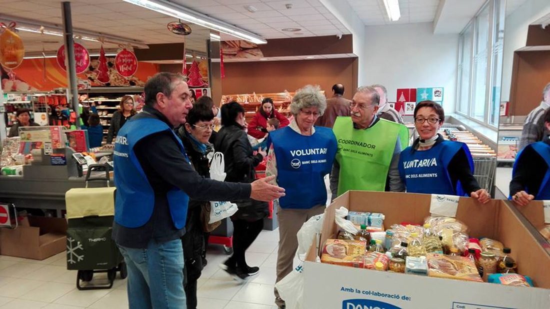 Els Bancs d'Aliments fan una crida al voluntariat per al Gran Recapte 2017