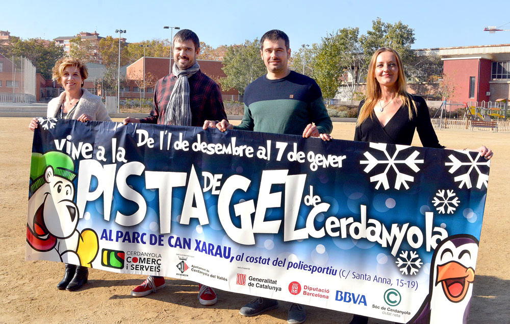 Torna el Nadal, torna la pista de gel al Parc Xarau