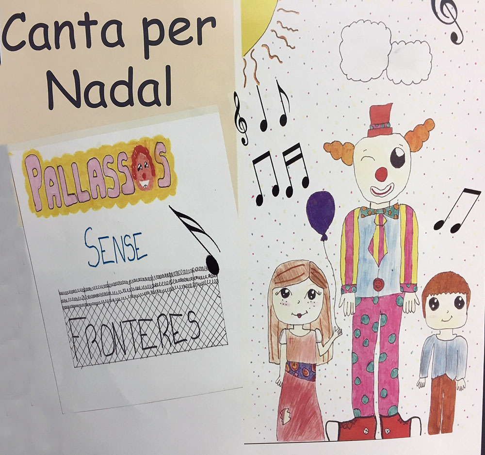 Concert solidari de Veus Sense Fronteres i l'alumnat de l'Escola Serraperera