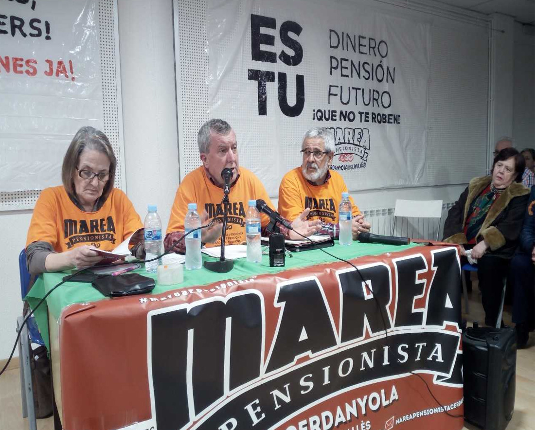 Marea Pensionista crida a mobilitzar-se per defensar els drets conquerits en tota una vida