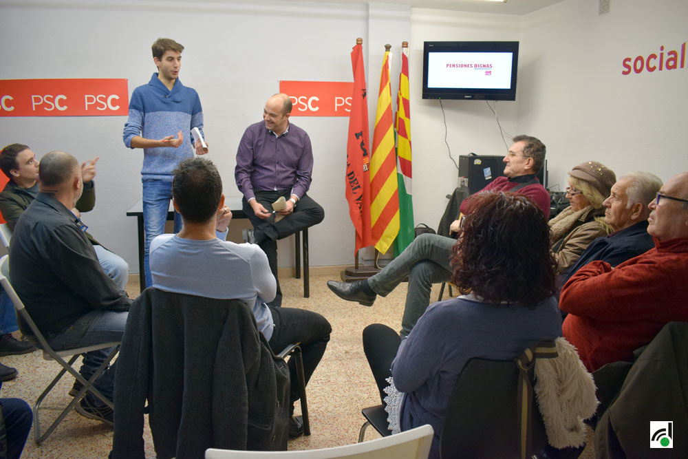 Raúl Moreno (PSC), "calen reformes que assegurin el futur de les pensions"