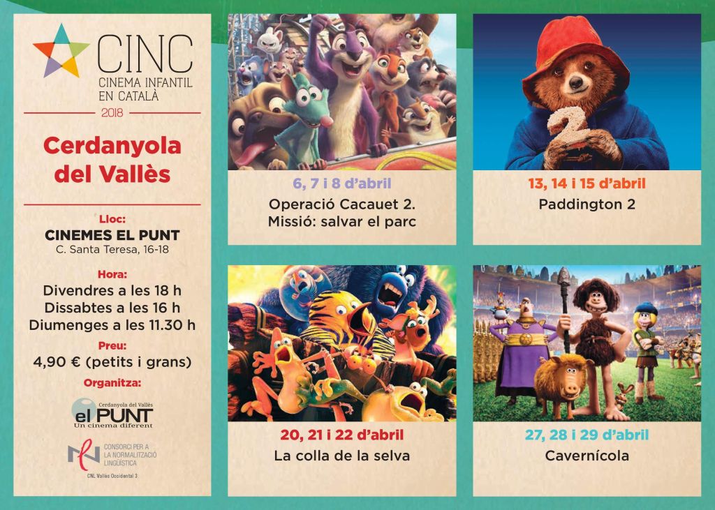 El Cinema Infantil en Català torna a Cerdanyola