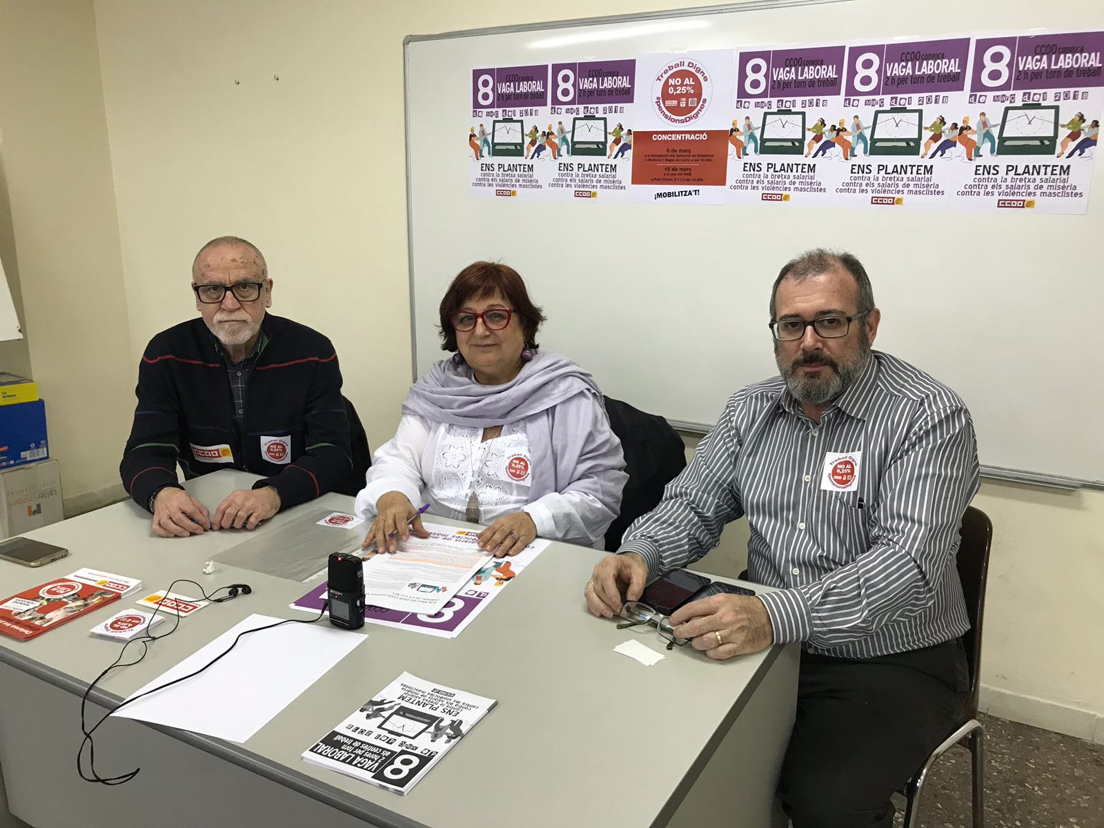 CCOO fa una crida a la participació en la vaga de demà 8 de març