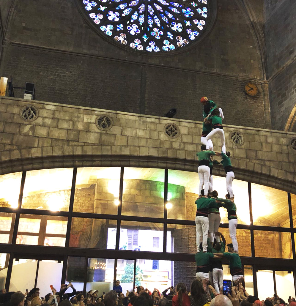 Magnífica arrencada de temporada dels Castellers de Cerdanyola