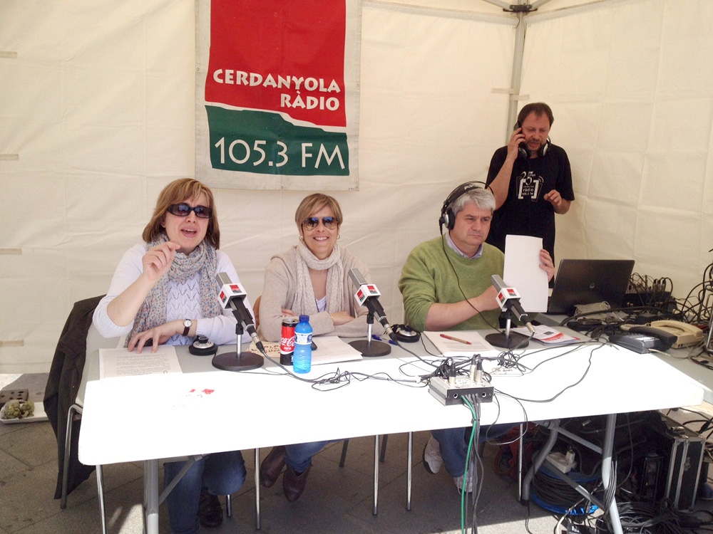 La ràdio de Cerdanyola surt al carrer aquest Sant Jordi