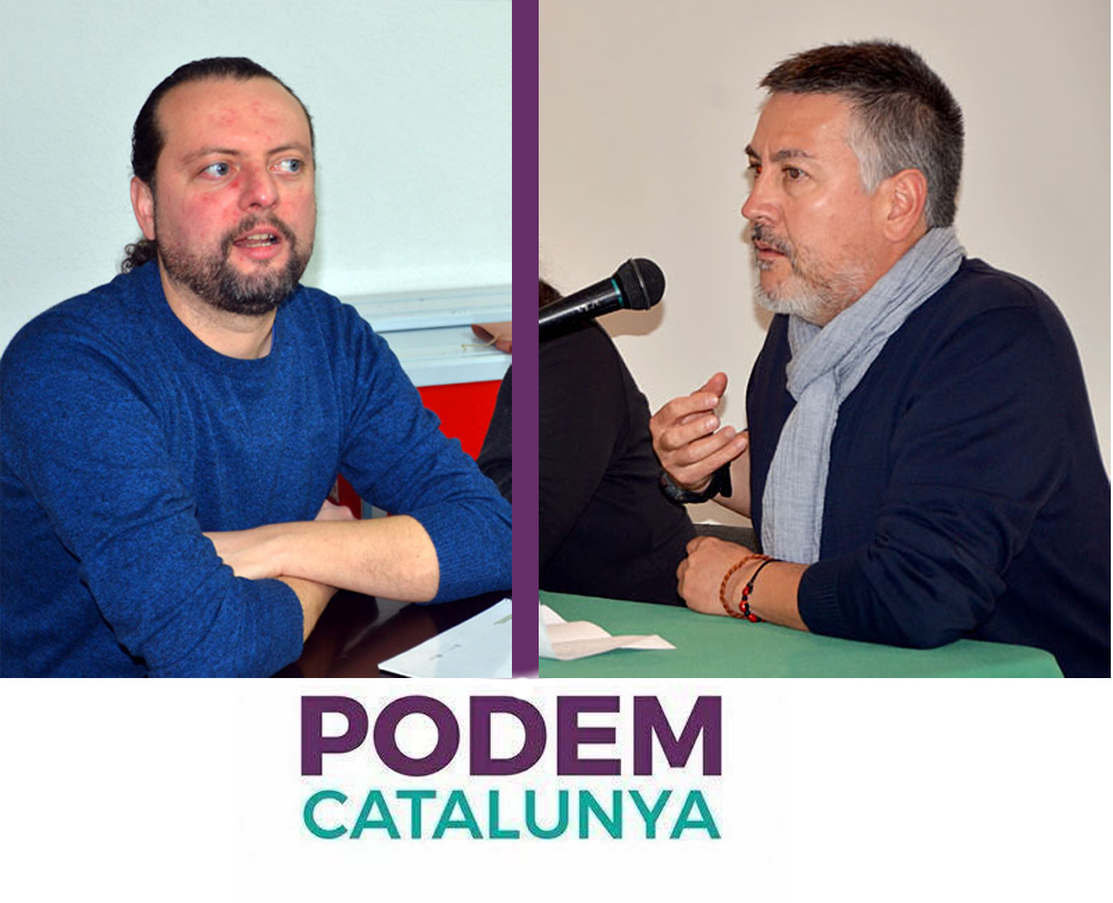 Jorge Haro i Leo Lamich concorren a les primàries de Podem Catalunya