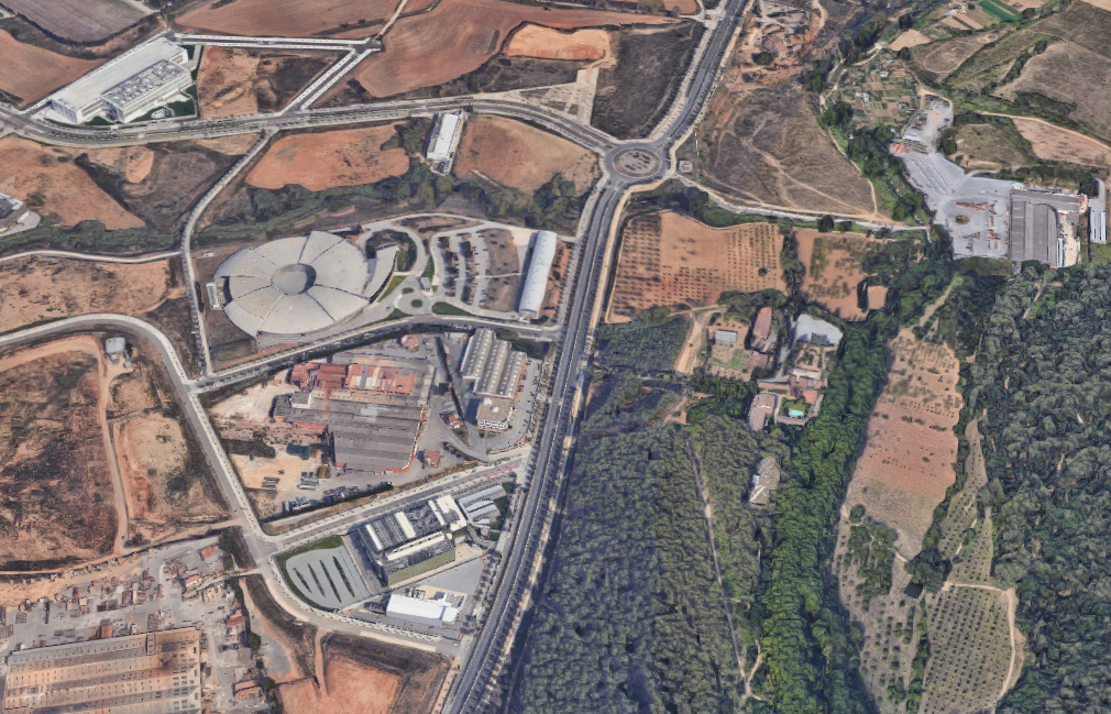Incendi intencionat a una nau d’una bòbila propera al Sincrotró