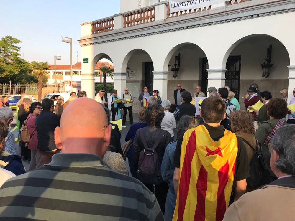 Concentració en commemoració dels 7 mesos de presó dels Jordis