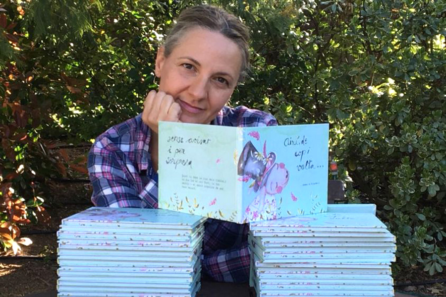 "Així de cop i volta... sense avisar i per sorpresa", el primer àlbum il·lustrat de Gemma Garcia Vilardell