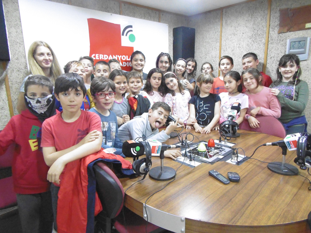 S'inicien les gravacions de programes escolars a Cerdanyola Ràdio