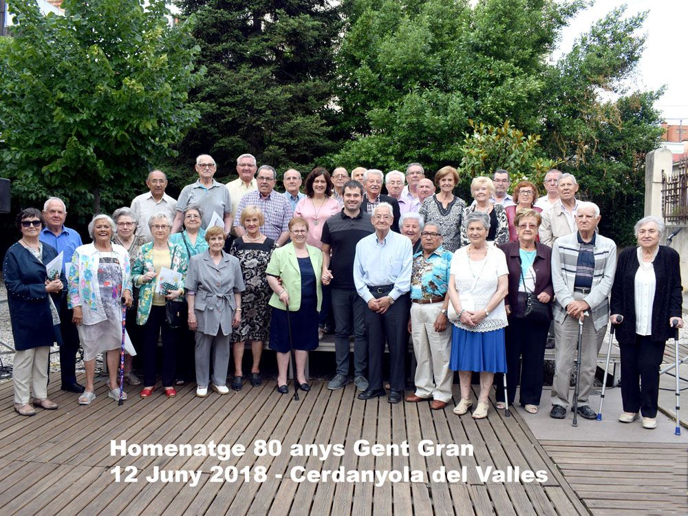 Homenatge a les persones que fan 80 anys